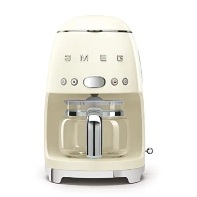Image of Smeg DCF02CRUK Filter Coffee Machine Cream