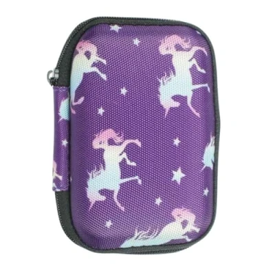 Image of caseroxx Blood Glucose Meter Hard case Suitable for Dexcom G7 / ONE+ in Unicorn Design Purple, Diabetic Storage