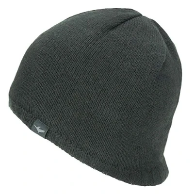 Image of SEALSKINZ Unisex Cley Waterproof Cold Weather Beanie, Black, XXL EU
