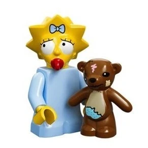 Image of The Simpsons Lego Mini Figure Maggie