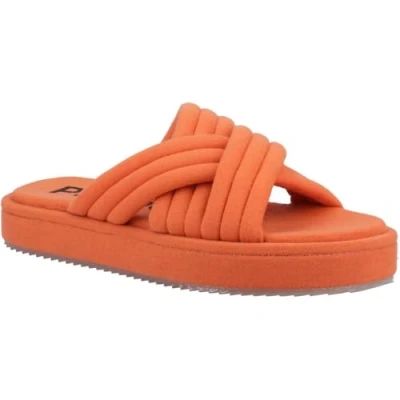 Image of Hush Puppies Women&#039;s Sienna Slide, Orange, 6 UK