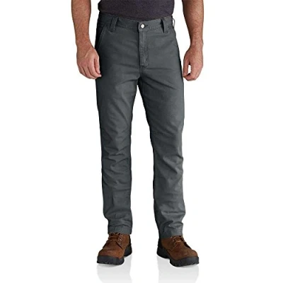 Image of Carhartt Men&#039;s Rugged Flex Rigby Straight Fit Pant gray 32W x 30L