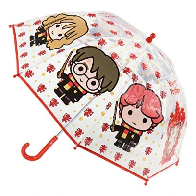 Image of CERDÁ LIFE&#039;S LITTLE MOMENTS Transparent Harry Potter Umbrella Official Warner Bros License, Color (240000551)