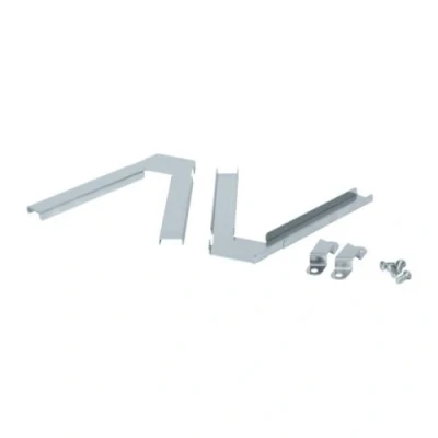 Image of Ikea Billy Corner Fittings, Fits Bookcase 40x28 Centimetres, Galvanised, 401.041.09 Pack of 2