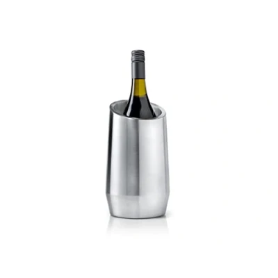Image of Leopold LV213000 Vienna Double Walled Wine Cooler,Silver,13.9 x 13.9 25 cm