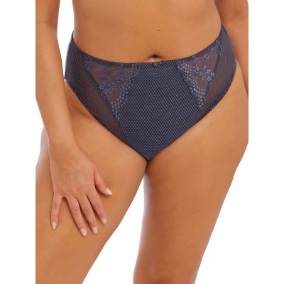 Image of Elomi Charley High Leg Brief Storm Grey 2XL 18