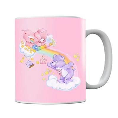 Image of Care Bears Cheer Bear and Share Unrolling A Rainbow Mug