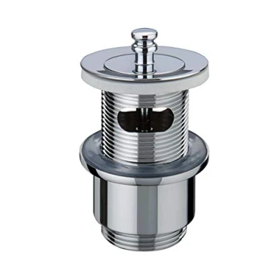 Image of Wirquin 30723429 Designer Basin Plug with Overflow Chrome