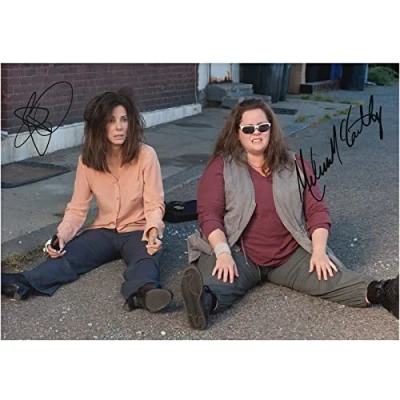 Image of The Heat (Melissa MCCARTHY &amp; Sandra Bullock) pre Signed Photo Print 12 X 8 inches