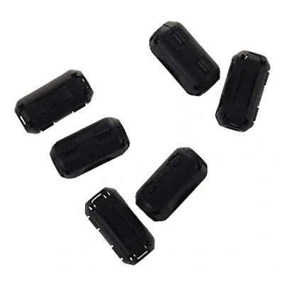 Image of Sueooudh 6 Pcs Clip On RFI Noise Ferrite Core Filter for 5mm Cable