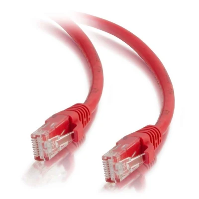 Image of C2G 1 m CAT5e patch cable (1 M, CAT5E, U/UTP network (UTP), 42 G) Red