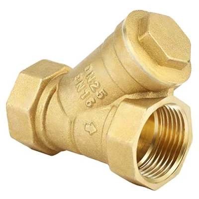 Image of 1&quot; BSPP Brass Sieve Filter Valve Female Thread Connector