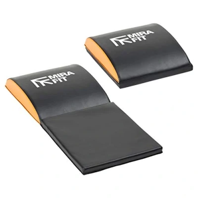 Image of Mirafit Ab Trainer Core Exerciser Mat Black and Orange