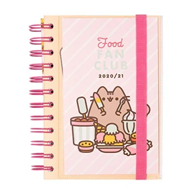 Image of Erik Pusheen Foodie Academic Diary 2020 2021 Day to Page