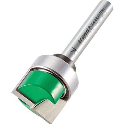 Image of Trend CraftPro Straight Two Flute Router Cutter Bit, 1/4 Inch Shank, 19.1mm Cut Diameter &amp; 11.1mm Length, Tungsten Carbide Tipped, C226X1/4TC