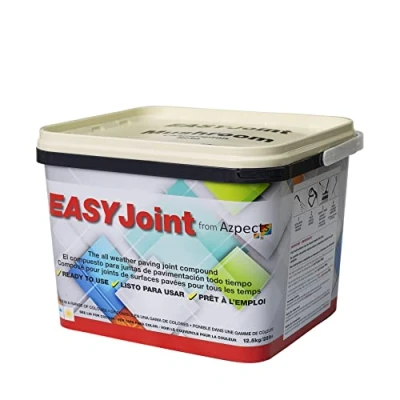 Image of EASYJoint Patio Sand Ready Mixed Paving Jointing Compound For Outdoor Natural Stone, Slate And More. 12.5kg All Weather, Strong Durable Sweep In Joint Mushroom