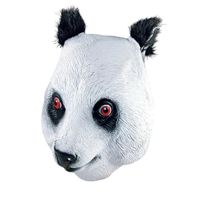 Image of Bristol Novelty BM302 Panda Overhead Mask, Multi Colour, One Size