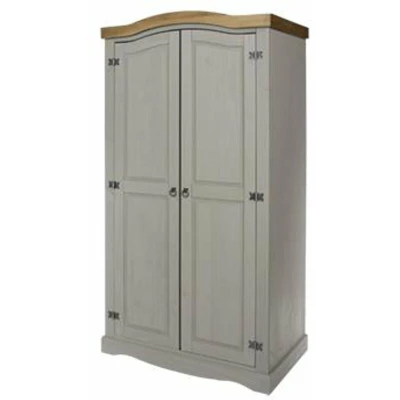 Image of Core Products, Corona Grey 2 Doors Wardrobe
