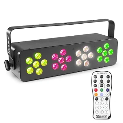 Image of BeamZ DJ Bank 244 Party Light 24x 4W LED with Remote Control, DMX, Automatic, Sound Activated Control