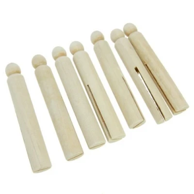 Image of Creation Station CT3760 95 mm Dolly Pegs, Naturel, 95mm