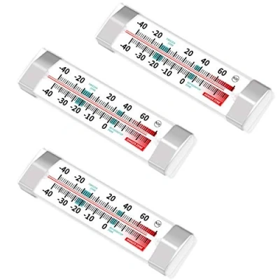 Image of Fridge Refrigerator Freezer Thermometer (3pack)