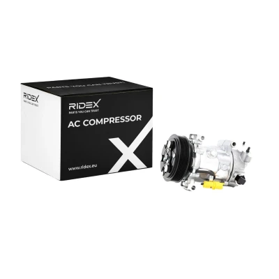 Image of 6453QS, 6453QX, 6453ZX, 6453ZY AC compressor NRF EASY FIT 32240 SD7C16 12V PAG 46 with oil, seal ring PEUGEOT: 3008 I