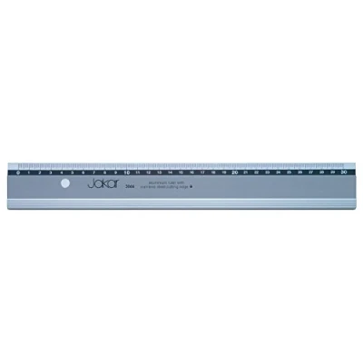 Image of Aluminium Ruler Printed With mm/cm, Stainless Steel Cutting Edge 30cm