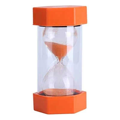 Image of Yosoo Hourglass Sand Timer 3/10/20/30/60 Minutes Clock Time Management Set Home Office Decor Gift(20 Orange)