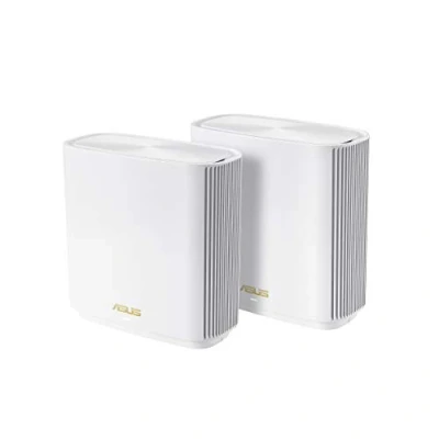 Image of ASUS ZenWiFi AX Whole Home Tri Band Mesh WiFi 6 System(XT8), Coverage Up to 5500 sq ft or 510 m 6+ Rooms, 6.6 Gbps WiFi, 3 SSIDs, 2.5G Port, White