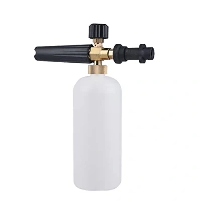 Image of Aim Tools Snow Foam Lance Cannon Adjustable 1L High Pressure Washer Soap Dispenser Bottle Nozzle Compatible with Karcher K2 K3 K4 K5 K6 K7 Gun 171315