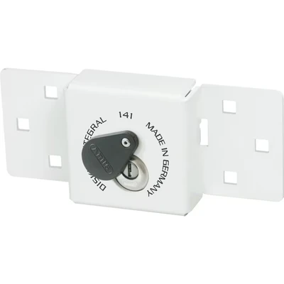 Image of ABUS 141/200 Integral Van Lock with 26/70 70mm Diskus Padlock White