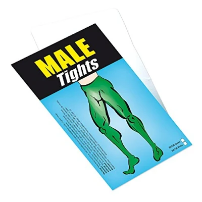 Image of Bristol Novelty BA736 White Male Tights, Mens, One Size