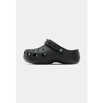 Image of Crocs Women&#039;s Classic Platform Clog W Clogs, Black, 2 UK