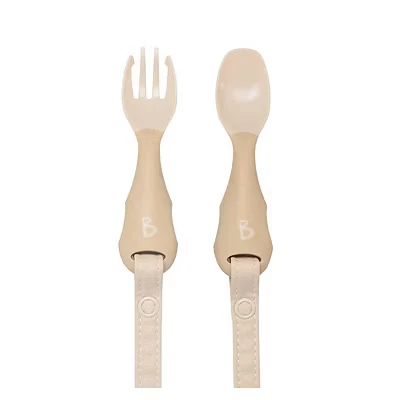 Image of Bibado Handi Cutlery Attachable Baby Fawn Two Pack