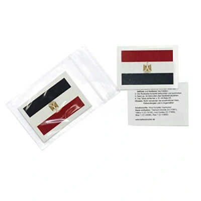 Image of 5 x Egypt Temporary Tattoo Set Fan Flag 2018 (5)