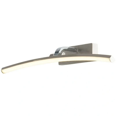 Image of Santorini 50cm Picture Light Satin Silver, Polished Chrome