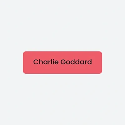 Image of 64 x No Iron Small Personalised Stick On Waterproof Washable Name Labels Great for Clothes, School Uniform, Equipment, Shoes. School, Nursery, Day Care, Hospital Pink
