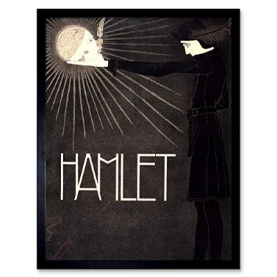 Image of Wee Blue Coo Theatre Stage Play Hamlet Shakespeare Netherlands Art Print Framed Poster Wall Decor 12X16 Inch