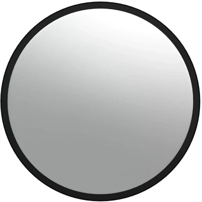 Image of vidaXL Indoor Convex Traffic Mirror Black Ø40 cm Acrylic