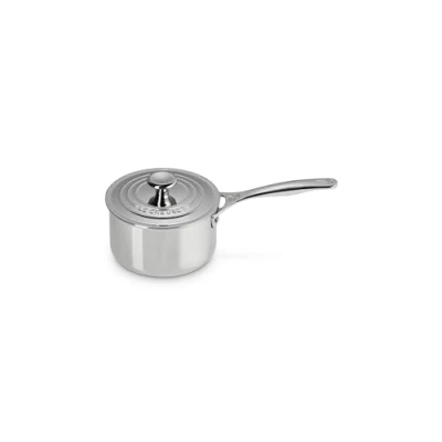 Image of Le Creuset 966009160 16cm Saucepan with Lid Stainless Steel