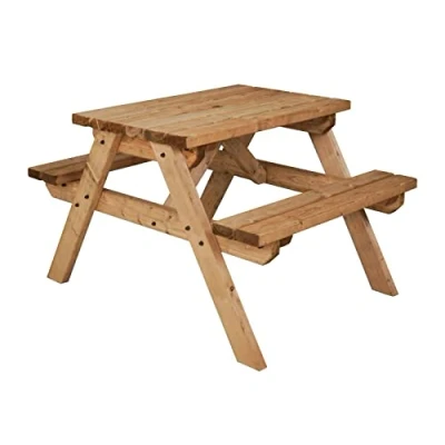 Image of CLASSIC Traditional Pub and Garden Style Bench Commercial Grade Heavy Duty Rustic Brown (5ft)