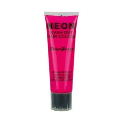Image of Stargazer Neon UV Reactive Wash Out Hair Colour, Super Vibrant Pink