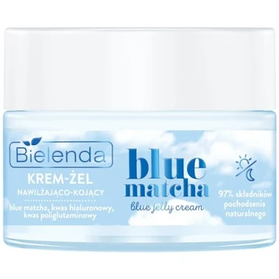 Image of Bielenda Blue Matcha Jelly Cream Nawilżający i Kojący Krem Żel dla Każdego Rodzaju Cery 50ml