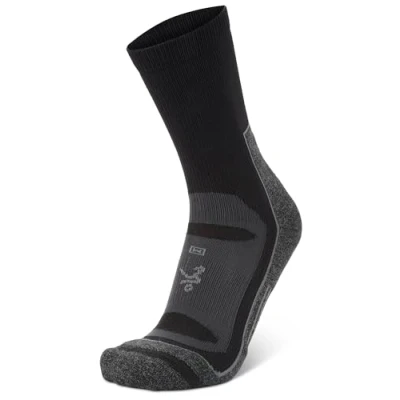 Image of Balega Unisex blister resist crew, Black, L UK
