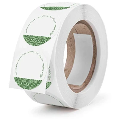 Image of Vegware Round Compostable Sticker, VRST45