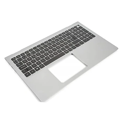 Image of Dell Inspiron 3510/3511/3515/3520/3525 Palmrest &amp; SPANISH Keyboard 0HM1XV (M5RRX) Silver (Renewed)