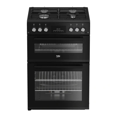 Image of BEKO FDG6231CK 60 cm Gas Cooker Black, Black