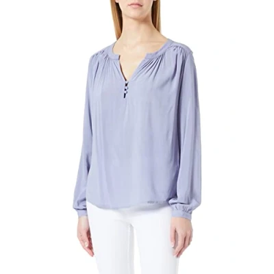Image of QS by s.Oliver Women&#039;s 50.2.51.10.100.2117727 Shirt, Blue, 14