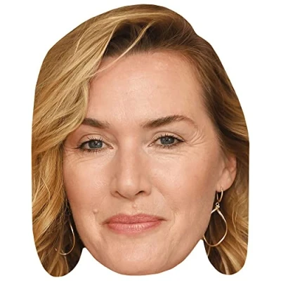 Image of Kate Winslet (Hair Down) Celebrity Mask, Flat Card Face, Fancy Dress Mask