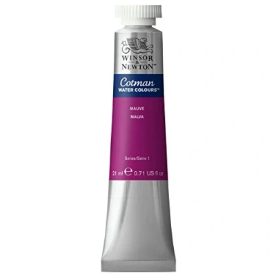 Image of Winsor &amp; Newton Cotman 21ml Water Colour Tube Mauve, 0308398